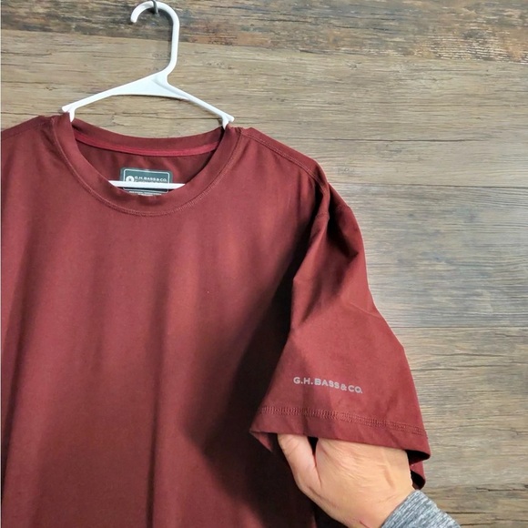 G.H. Bass & Co. Rich Burgundy Short Sleeve Tee - Picture 5 of 7